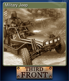 Series 1 - Card 3 of 6 - Military Jeep