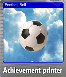 Series 1 - Card 3 of 5 - Football Ball