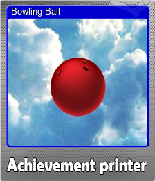 Series 1 - Card 5 of 5 - Bowling Ball