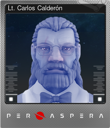 Series 1 - Card 2 of 6 - Lt. Carlos Calderón