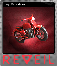 Series 1 - Card 2 of 9 - Toy Motorbike
