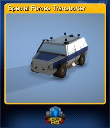 Series 1 - Card 7 of 8 - Special Forces Transporter