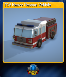 Series 1 - Card 6 of 8 - RW Heavy Rescue Vehicle