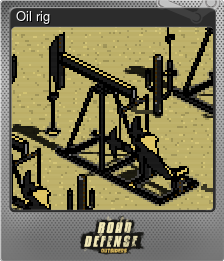 Series 1 - Card 6 of 7 - Oil rig