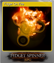 Series 1 - Card 1 of 5 - Fidget On Fire