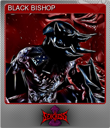 Series 1 - Card 3 of 7 - BLACK BISHOP