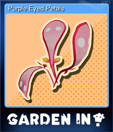 Series 1 - Card 2 of 6 - Purple Eyed Petals
