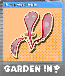 Series 1 - Card 2 of 6 - Purple Eyed Petals