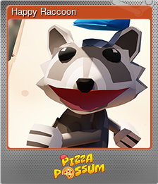 Series 1 - Card 2 of 5 - Happy Raccoon
