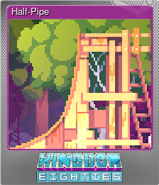 Series 1 - Card 4 of 9 - Half-Pipe