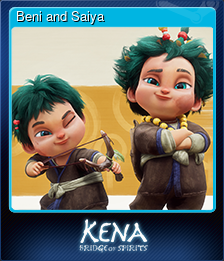 Series 1 - Card 2 of 5 - Beni and Saiya