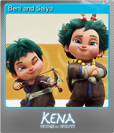 Series 1 - Card 2 of 5 - Beni and Saiya