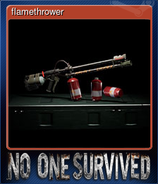 Series 1 - Card 3 of 8 - flamethrower