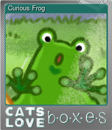 Series 1 - Card 5 of 8 - Curious Frog