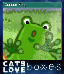Series 1 - Card 5 of 8 - Curious Frog