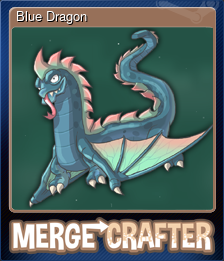Series 1 - Card 10 of 15 - Blue Dragon