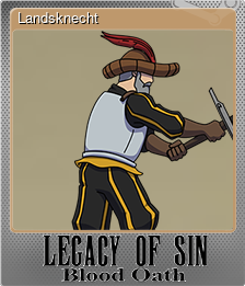 Series 1 - Card 5 of 7 - Landsknecht