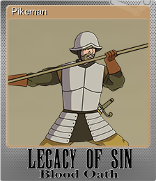 Series 1 - Card 6 of 7 - Pikeman