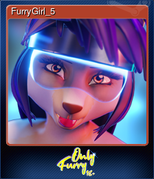 Series 1 - Card 5 of 5 - FurryGirl_5