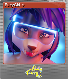 Series 1 - Card 5 of 5 - FurryGirl_5