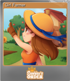 Series 1 - Card 1 of 5 - Girl Farmer
