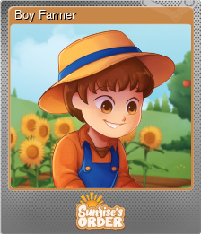 Series 1 - Card 2 of 5 - Boy Farmer