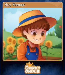 Series 1 - Card 2 of 5 - Boy Farmer