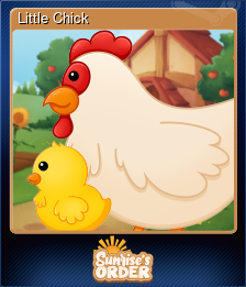 Series 1 - Card 4 of 5 - Little Chick
