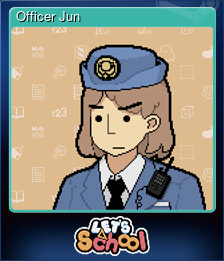 Series 1 - Card 8 of 11 - Officer Jun