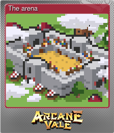 Series 1 - Card 10 of 13 - The arena