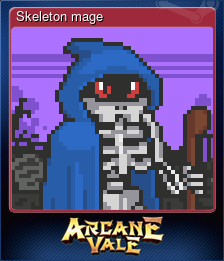 Series 1 - Card 3 of 13 - Skeleton mage