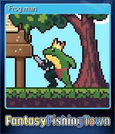 Series 1 - Card 4 of 5 - Frog man