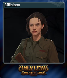 Series 1 - Card 3 of 6 - Miliciana