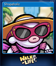 Series 1 - Card 2 of 7 - Shopaholic