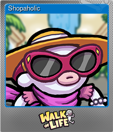 Series 1 - Card 2 of 7 - Shopaholic