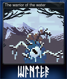 Series 1 - Card 5 of 6 - The warrior of the water