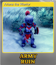 Series 1 - Card 5 of 6 - Ariana the Warrior