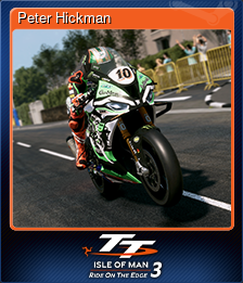 Series 1 - Card 1 of 8 - Peter Hickman