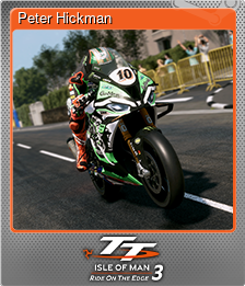 Series 1 - Card 1 of 8 - Peter Hickman