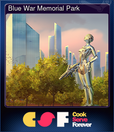 Series 1 - Card 6 of 12 - Blue War Memorial Park