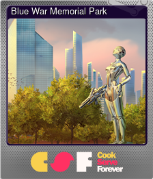 Series 1 - Card 6 of 12 - Blue War Memorial Park