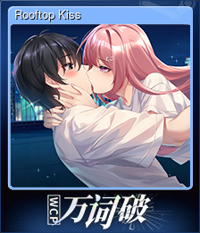 Series 1 - Card 7 of 15 - Rooftop Kiss