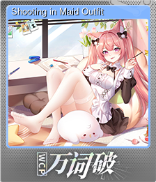 Series 1 - Card 5 of 15 - Shooting in Maid Outfit
