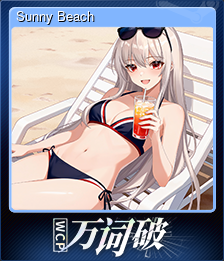 Series 1 - Card 3 of 15 - Sunny Beach