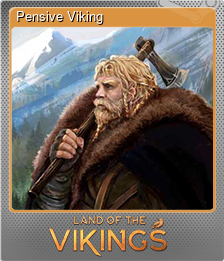 Series 1 - Card 3 of 5 - Pensive Viking