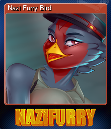 Series 1 - Card 1 of 5 - Nazi Furry Bird