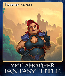 Series 1 - Card 6 of 6 - Dwarven heiress