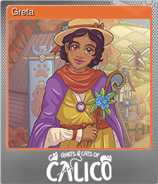 Series 1 - Card 5 of 11 - Greta