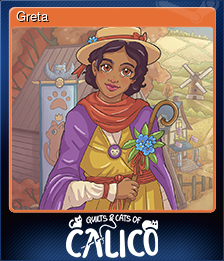 Series 1 - Card 5 of 11 - Greta