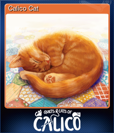 Series 1 - Card 6 of 11 - Calico Cat